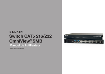 Manuel du propriétaire | Belkin SWITCH CAT5 216 OMNIVIEW® SMB #F1DP216AEA Manuel utilisateur | Fixfr