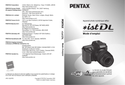Pentax Série ist DL Manuel utilisateur