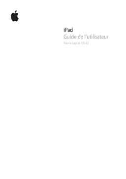 Apple iPad iOS 4.2 Manuel utilisateur