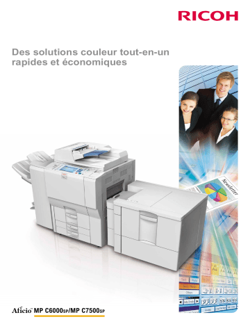 Manuel du propriétaire | Ricoh AFICIO MP C7500SP Manuel utilisateur | Fixfr