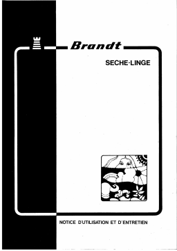 Brandt SL207 Manuel utilisateur