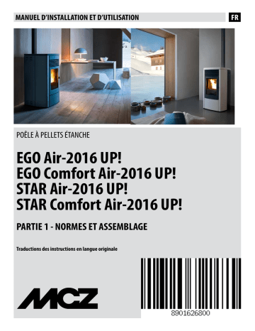 Manuel du propriétaire | MCZ STAR Comfort Air-2016 UP Manuel utilisateur | Fixfr