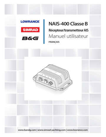 Mode d'emploi | Lowrance NAIS 400 Owners Manuel utilisateur | Fixfr