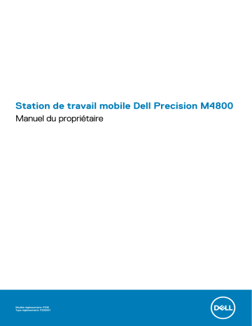 Dell Precision M4800 Manuel du propriétaire | Fixfr