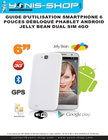 Mode d'emploi | Yonis Smartphone 6