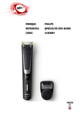 Philips RQ 1000 Manuel utilisateur