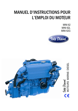 Solé Diesel MINI-62 Engine Manuel utilisateur