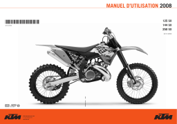 KTM 250 SX Manuel utilisateur