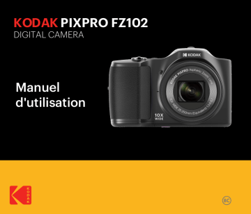 Kodak PixPro FZ-102 Mode d'emploi | Fixfr
