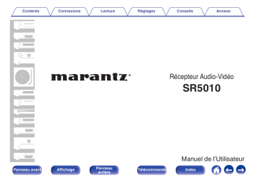 Manuel du propriétaire | Marantz SR5010 Manuel utilisateur | Fixfr