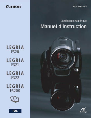 Manuel du propriétaire | Canon LEGRIA FS21 Manuel utilisateur | Fixfr