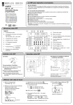 MERLIN GERIN INTERRUPTEUR HORAIRE PROGRAMMABLE IHP 3C-REF 15350 Manuel utilisateur