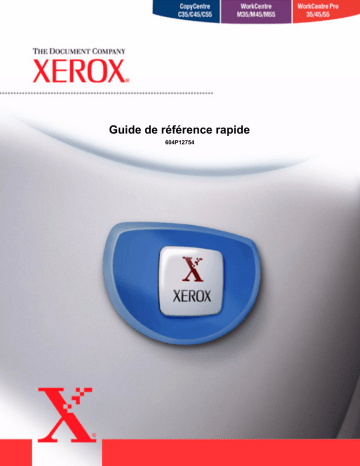 Manuel du propriétaire | Xerox WORKCENTRE PRO 35 Manuel utilisateur | Fixfr
