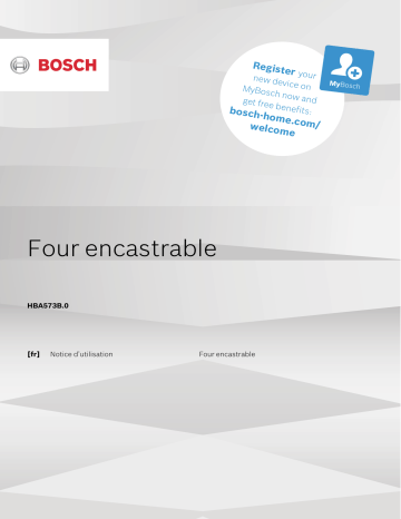 Manuel du propriétaire | Bosch HEA23B161S Manuel utilisateur | Fixfr