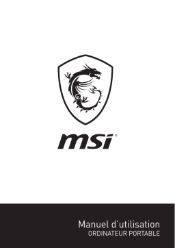 MSI GT83 Titan (Intel 8th Gen) notebook Manuel utilisateur