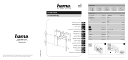 Hama 00108747 FULLMOTION TV Wall Bracket, 5 stars, XL, 229 cm (90") Manuel utilisateur