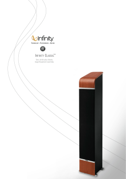 Infinity CLASSIA Manuel utilisateur