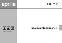 APRILIA RALLY 50 Manuel utilisateur