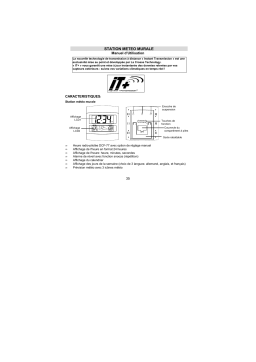 La Crosse Technology WS6158 Manuel utilisateur