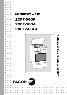 Fagor 2CFF-56GF Manuel utilisateur