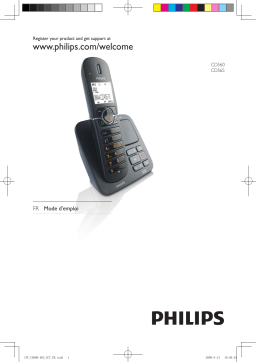 Philips CD5602S Téléphone sans fil Manuel utilisateur