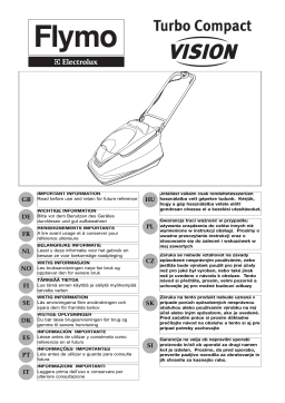 Flymo TURBO COMPACT VISION Manuel utilisateur