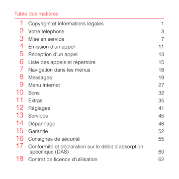 Manuel du propriétaire | SENDO M550 Manuel utilisateur | Fixfr