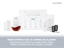 SecurityMan Air-AlarmII Series Manuel utilisateur