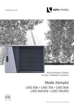 Alpha innotec LWD Manuel utilisateur