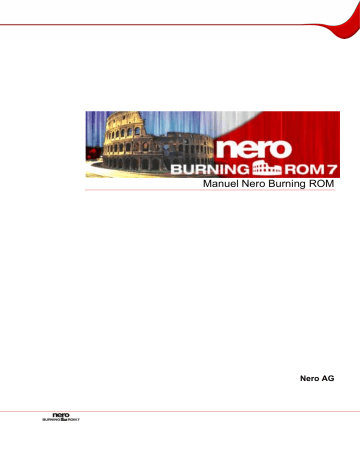 Mode d'emploi | Nero Burning Rom 7 Manuel utilisateur | Fixfr
