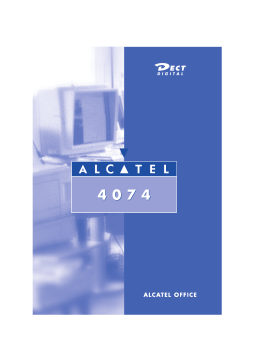 Alcatel-Lucent 4074 CC Manuel utilisateur