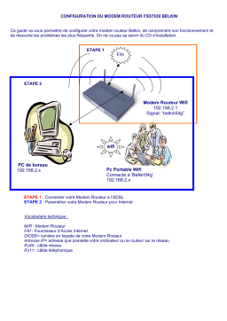 Belkin F5D7630 Manuel utilisateur