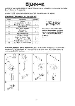 Jenn-Air 790-0004 grill Manuel utilisateur