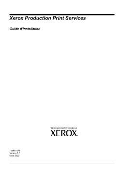 Xerox DOCUPRINT 90 Manuel utilisateur