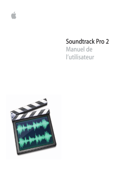 Apple Soundtrack Pro 2 Manuel utilisateur