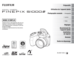 Fujifilm FinePix S1000 FD Mode d'emploi