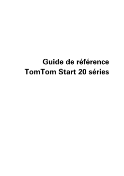 TomTom Start 20 Séries Manuel utilisateur