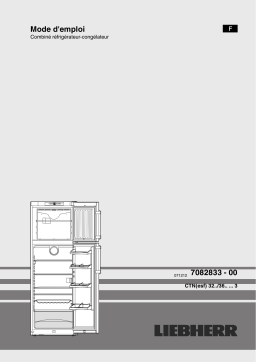 Liebherr CTNESF 3663 PREMIUM NOFROST Manuel utilisateur