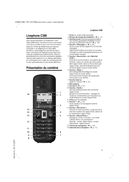 ORANGE LIVEPHONE SIEMENS C380 Manuel utilisateur