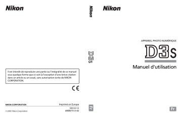 Manuel du propriétaire | Nikon D3S Manuel utilisateur | Fixfr