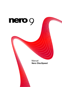 Nero DISCSPEED 9 Manuel utilisateur