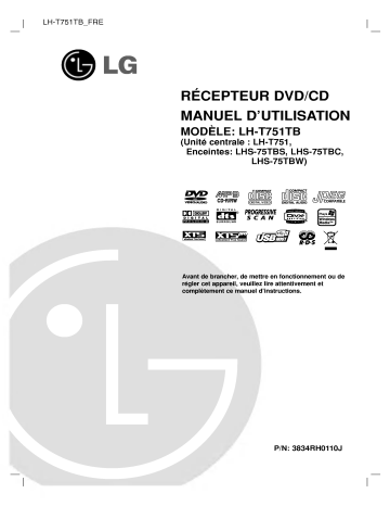LG LH-T751TB Manuel du propriétaire | Fixfr