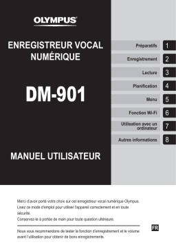 Olympus DM 901 Manuel utilisateur