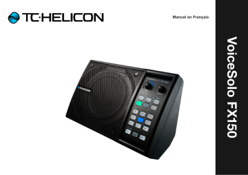 TC HELICON VOICESOLO FX150 Manuel utilisateur | Fixfr