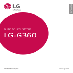 LG S&eacute;rie G360 Mode d'emploi