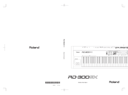 Roland RD-300GX Manuel utilisateur