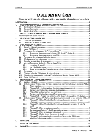 Manuel du propriétaire | Hercules HWNUP-150 Manuel utilisateur | Fixfr