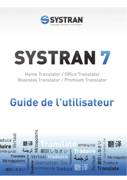 SYSTRAN SYSTRAN 7 Manuel utilisateur