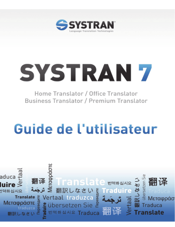 Manuel du propriétaire | SYSTRAN SYSTRAN 7 Manuel utilisateur | Fixfr