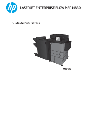 Manuel du propriétaire | HP LASERJET MANAGED MFP E62555DN (J8J66A) Manuel utilisateur | Fixfr